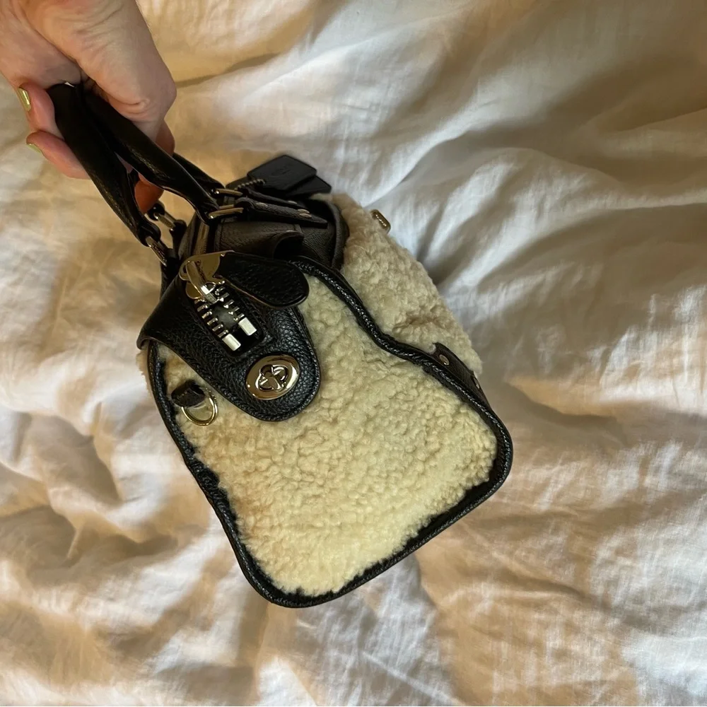 Coach Black and Cream Rhyder Satchel - Picture 5 of 6